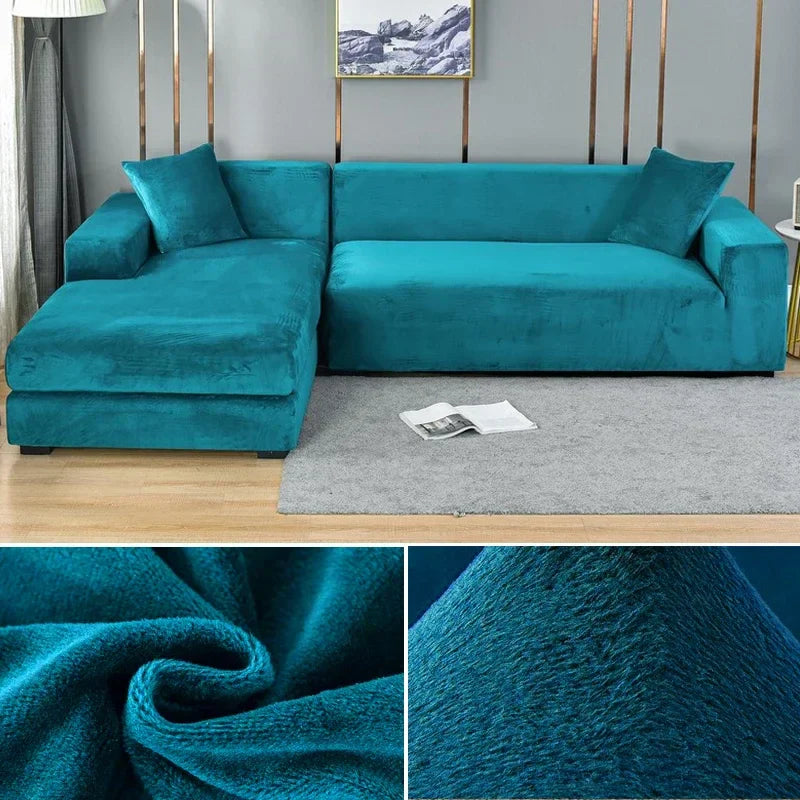 Stretch Velours Sofabekleding met luxe afwerking – Sofina