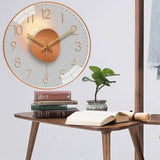Elegante, stille en ideale wandklok voor elke kamer
