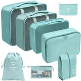 PackWunder Reisorganizerset 7/8/9/10-delig | Vouwbare koffer-organizer | Voor kleding, schoenen & accessoires
