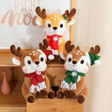 CUDDLESCARF – Charmante Kerstpluchepop in Cartoon-Design