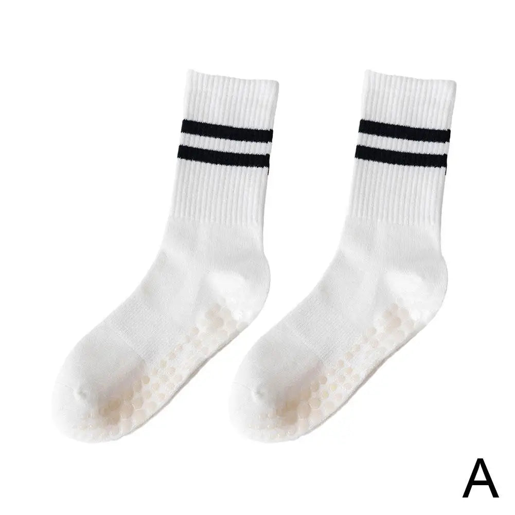 Antislip Mid-Tube Sportsokken voor Fitness en Yoga - GripFit