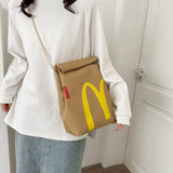 Trendy Fastfood Rugzak - Speelse en Ruime Tas voor Iedereen