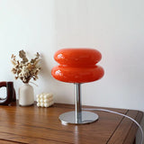 Designer tafel lamp Bauhaus met retro stijl kap