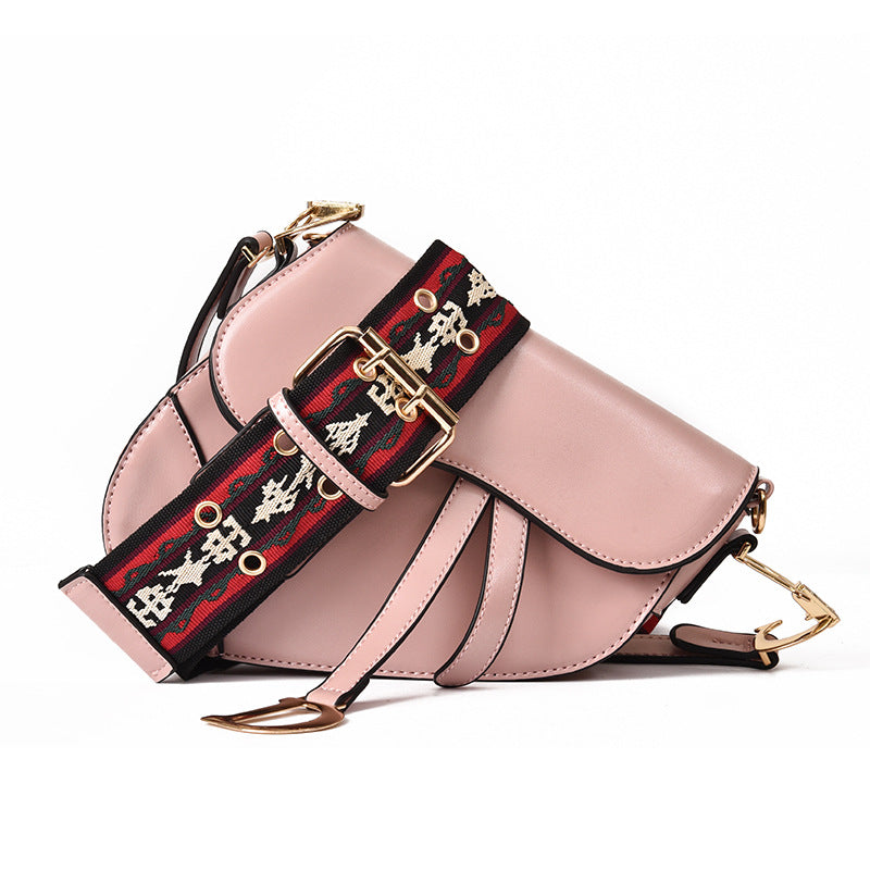 Sandsberg - luxe dames schoudertas - exclusieve PU - leren zadeltas
