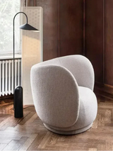 Nordic Arum | Minimalistisch Design Vloerlamp met Marmeren Basis | Scandinavisch design vloerlamp | Dimbare LED verlichting | Luxe marmeren voet | Energiezuinig | Moderne elegante stijl | Vloerverlichting voor woonkamer slaapkamer