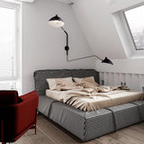 Serge Mouille Eén-Arms Wandlamp – Iconisch Ontwerp uit de Jaren '50 met Verstelbare Arm