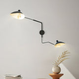 Serge Mouille Eén-Arms Wandlamp – Iconisch Ontwerp uit de Jaren '50 met Verstelbare Arm