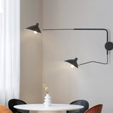 Serge Mouille Eén-Arms Wandlamp – Iconisch Ontwerp uit de Jaren '50 met Verstelbare Arm