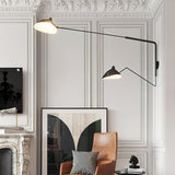 Serge Mouille Eén-Arms Wandlamp – Iconisch Ontwerp uit de Jaren '50 met Verstelbare Arm