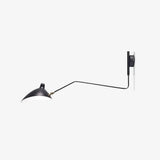 Serge Mouille Eén-Arms Wandlamp – Iconisch Ontwerp uit de Jaren '50 met Verstelbare Arm