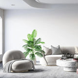 Grote Kunstmatige Palmboom Tropische Nep Planten Groene Plastic Palmbladeren 90-120cm