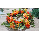 Autumna Charm Herfst Wreath | Pompoen & Riet | 40 cm | Handgemaakte Decoratie voor Herfst & Thanksgiving