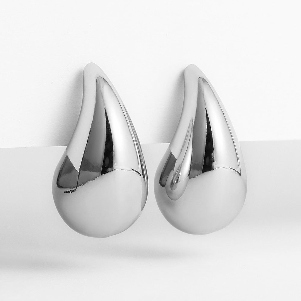 Dames Chunky Teardrop Oorbellen