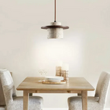 Travertin Hanglamp – Natuurlijke Steen Elegantie met Moderne Charme