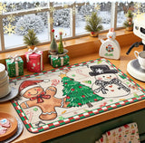 SNOWMATIQ – Kerstkeukenmat voor Drogen & Decoreren