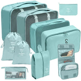 PackWunder Reisorganizerset 7/8/9/10-delig | Vouwbare koffer-organizer | Voor kleding, schoenen & accessoires