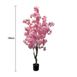 150cm Kunstmatige Kersenbloesem Boom | Realistische Sierboom | Woonkamer & Feestdecoratie