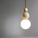 Moderne hanglamp met bolvormige details