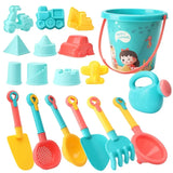 Kinderen Strand Speelgoed Set – Emmer, Schep, Waterfles en Meer voor Zomerpret