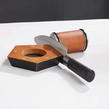 SharpRoll Diamant-Rollmesserschärfer – Handmatige Messcherper met Hout- & Diamantstenen