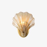 Schelp Wandlamp – Elegante Koper & Glas Wandlamp geïnspireerd op de Kust