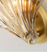 Schelp Wandlamp – Elegante Koper & Glas Wandlamp geïnspireerd op de Kust