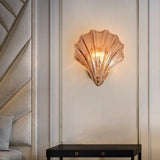 Schelp Wandlamp – Elegante Koper & Glas Wandlamp geïnspireerd op de Kust