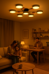 Scandinavische Plafondlamp – Vertakt Design, Stijlvol & Duurzaam met LED-technologie