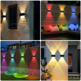 Solar Wandlamp Buiten met IP65 Waterdichte LED Verlichting en Zonne-energie
