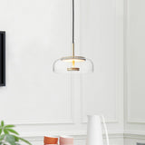 Solara Hanglamp – Elegante Messing & Glas LED Hanglamp