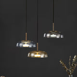 Solara Hanglamp – Elegante Messing & Glas LED Hanglamp