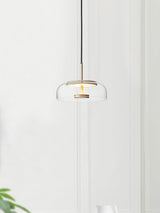 Solara Hanglamp – Elegante Messing & Glas LED Hanglamp