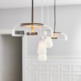 Solara Hanglamp – Elegante Messing & Glas LED Hanglamp