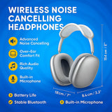 SonoVibe | Draadloze Bluetooth Koptelefoon met Actieve Ruisonderdrukking
