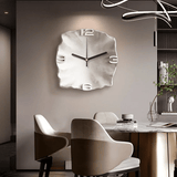 StoneAura – Moderne Designer Zandsteen Wandklok