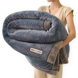Stijlvolle Ultra-zachte Pluche Knuffeldeken - Luxe Jaarlijkse Worpdeken - Dikke en Fluffy Winterwarmte Essentie