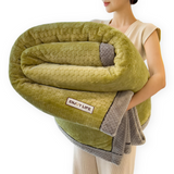 Stijlvolle Ultra-zachte Pluche Knuffeldeken - Luxe Jaarlijkse Worpdeken - Dikke en Fluffy Winterwarmte Essentie
