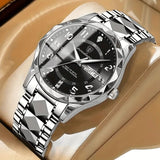 TITANFORCE HORLOGE – Herenhorloge – Waterdichte Titan Sporthorloge met Chronograaf & Wecker