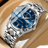 TITANFORCE HORLOGE – Herenhorloge – Waterdichte Titan Sporthorloge met Chronograaf & Wecker