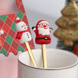 FESTIFORK – Creatieve kerstlepel- en fruitvorkset voor koffie en desserts