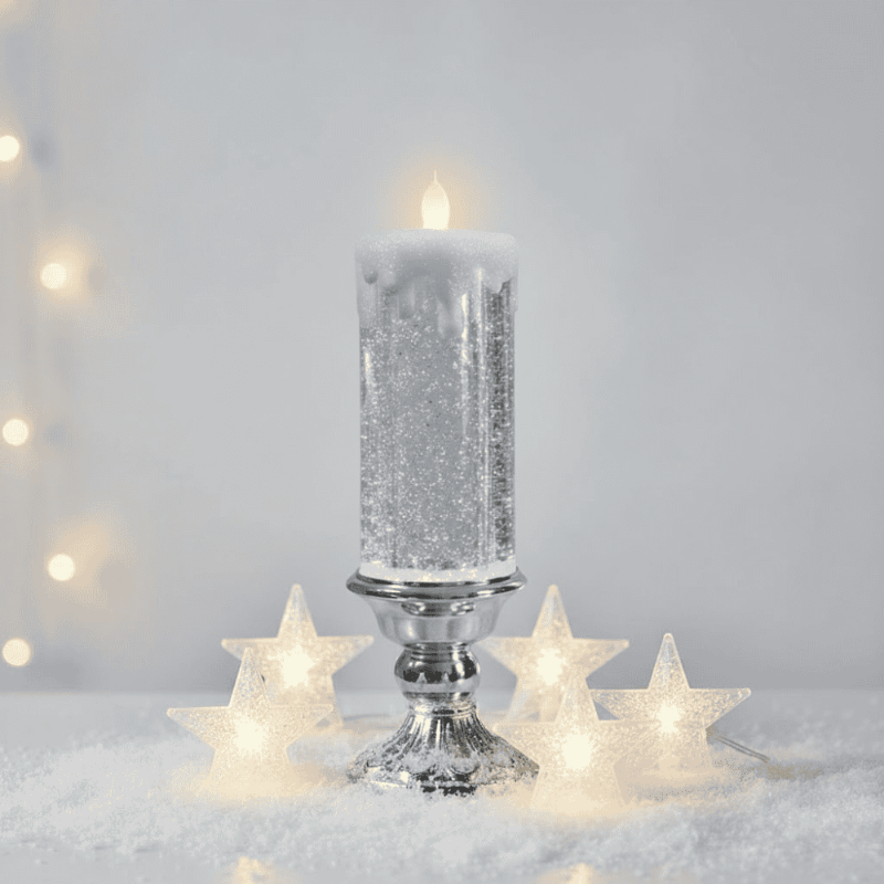 FESTIFLAME – Elegante LED-kaars voor Gezellige Kerstavonden