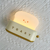 Toaster Nachtlamp – Schattige & Oplaadbare LED Lamp voor een Gezellige Gloed