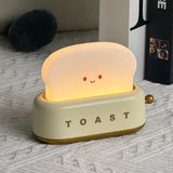 Toaster Nachtlamp – Schattige & Oplaadbare LED Lamp voor een Gezellige Gloed