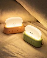 Toaster Nachtlamp – Schattige & Oplaadbare LED Lamp voor een Gezellige Gloed