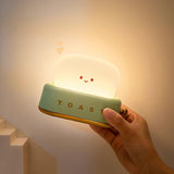 Toaster Nachtlamp – Schattige & Oplaadbare LED Lamp voor een Gezellige Gloed