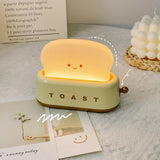 Toaster Nachtlamp – Schattige & Oplaadbare LED Lamp voor een Gezellige Gloed
