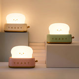 Toaster Nachtlamp – Schattige & Oplaadbare LED Lamp voor een Gezellige Gloed