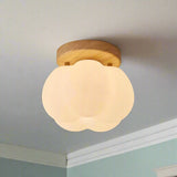 Pompoen Flush Plafondlamp – Speelse & Warme LED Verlichting voor Elke Kamer