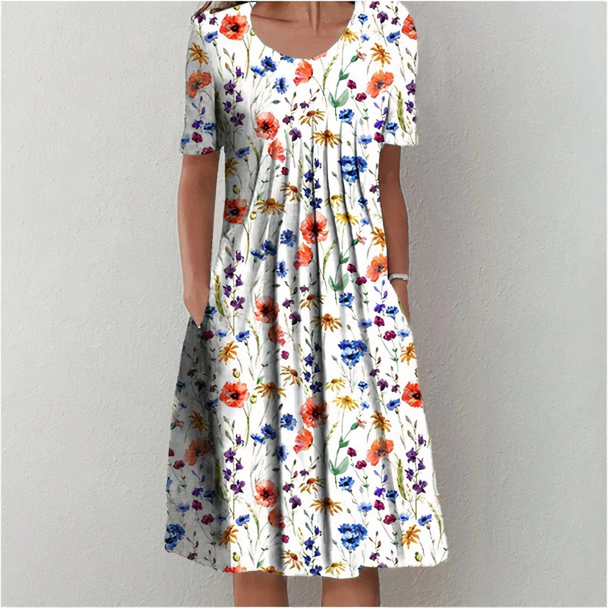 Stijlvolle jurk met tijdloos design voor vrouwen | Perfect voor lente/zomer
