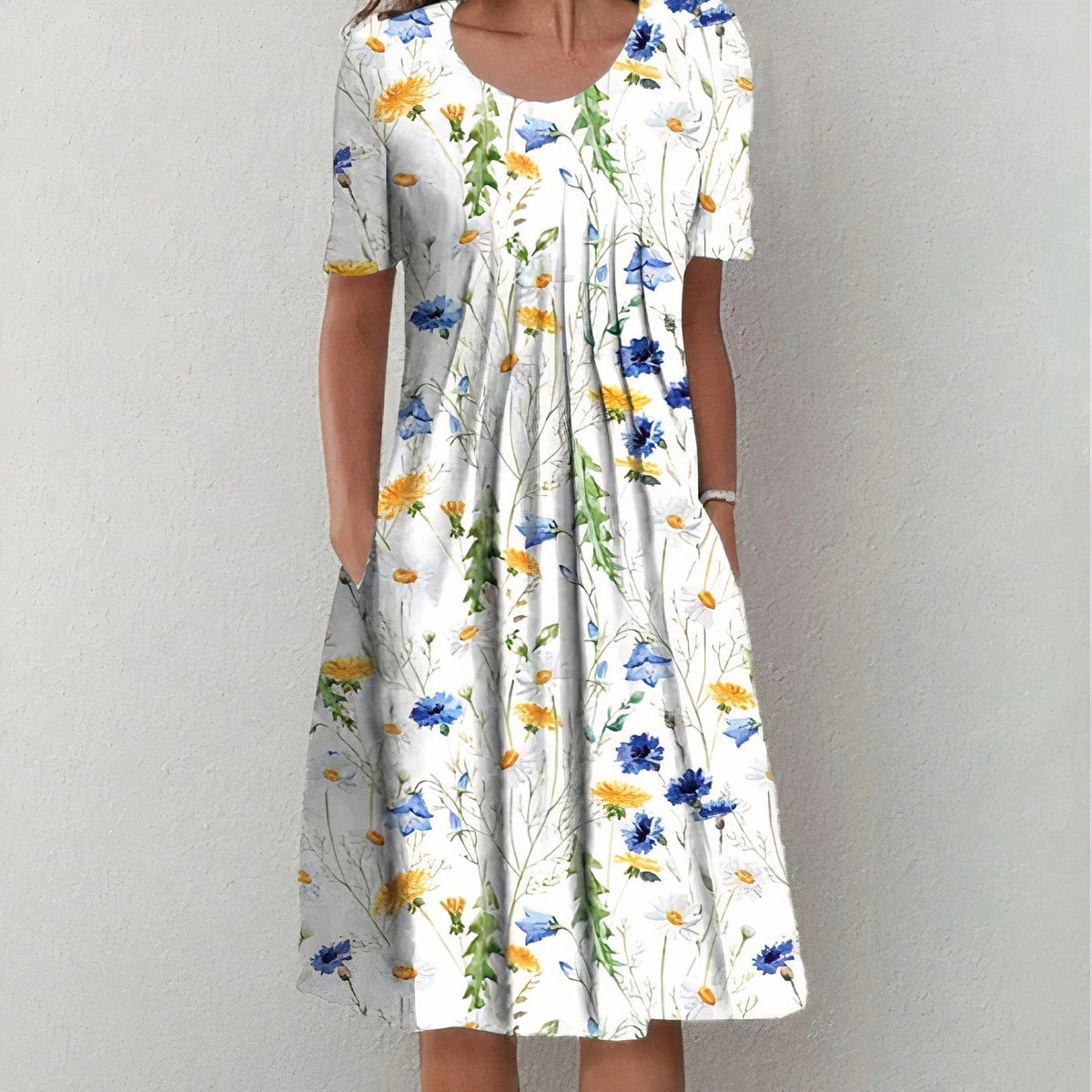 Stijlvolle jurk met tijdloos design voor vrouwen | Perfect voor lente/zomer